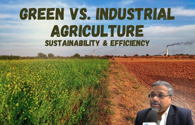 Agriculture Green Innovators vs. Industrial Agriculture: Sustainability and Efficiency